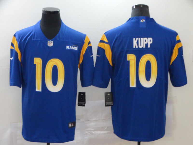 Men Los Angeles Rams 10 Kupp Blue Nike Vapor Untouchable Stitched Limited NFL Jerseys
